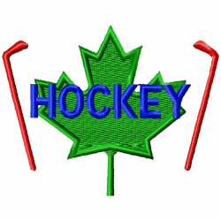 Hockey Embroidery Design 8